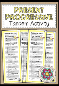 PRESENT PROGRESSIVE – Tandem Activity
