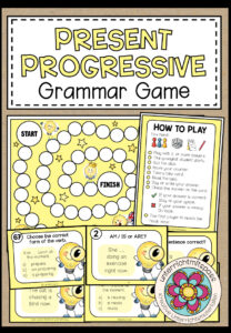 PRESENT PROGRESSIVE – Grammar Game