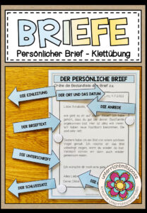 BRIEFE – Der persönliche Brief (Klettübung/Legeübung)