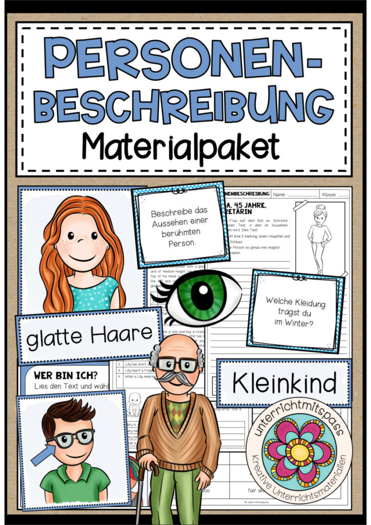 PERSONENBESCHREIBUNG – MATERIALPAKET