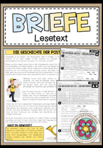 BRIEFE – Die Geschichte der Post (Lesetext) 2-fach differenziert