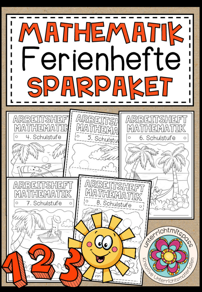 MATHEMATIK – FERIENHEFTE / WIEDERHOLUNGSHEFTE – SPARPAKET (4.-8. Schulstufe) SPARPAKET