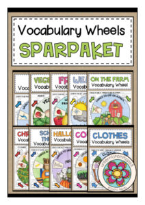 Cover des Pakets „VOCABULARY WHEELS (Wortschatzräder) - SPARPAKET (wachsendes Paket)“