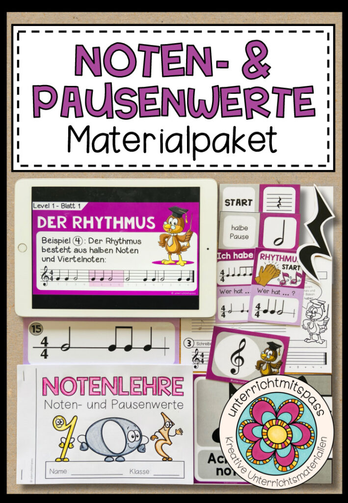 NOTEN- & PAUSENWERTE – Materialpaket (4.-5. Schulstufe)