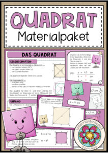 Cover des Pakets „QUADRAT - Materialpaket“