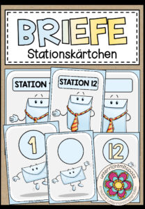 BRIEFE – Stationskärtchen (2 Designs)