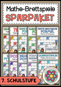 Cover des Pakets „MATHE–BRETTSPIELE – SPARPAKET – 7. Schulstufe“