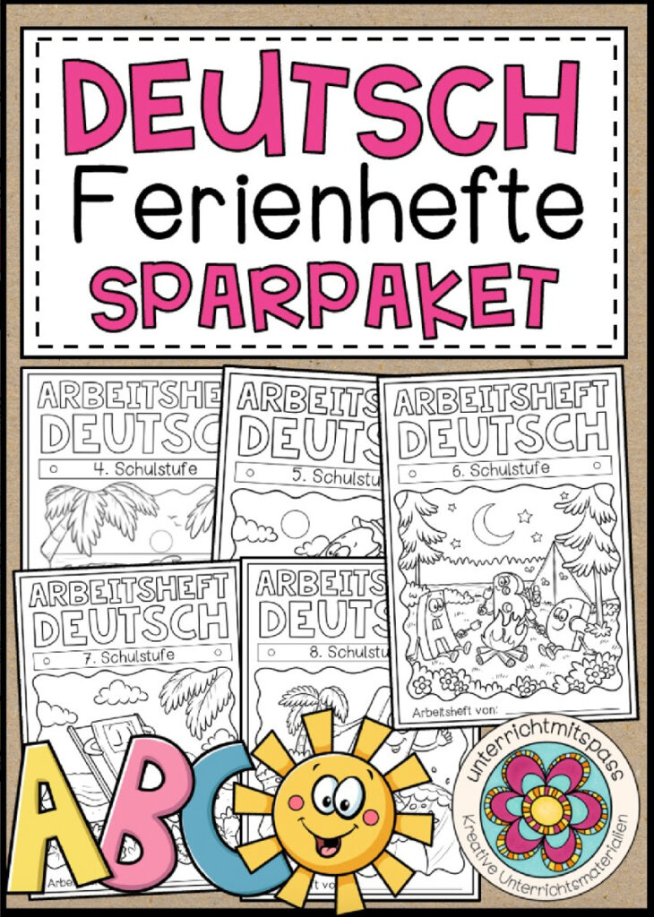 DEUTSCH – FERIENHEFTE / WIEDERHOLUNGSHEFTE – SPARPAKET (4.-8. Schulstufe) SPARPAKET