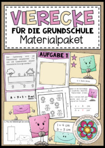 Cover des Pakets „VIERECKE (für die Grundschule) - Materialpaket“