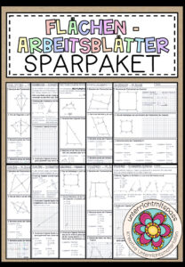 Cover des Pakets „FLÄCHEN (Arbeitsblätter) - Sparpaket“
