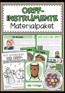 Cover des Pakets „ORFF-INSTRUMENTE – Materialpaket“