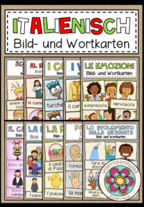 Cover des Pakets „BILD- und WORTKARTEN (Italienisch) MEGA PAKET (wachsendes Paket)“