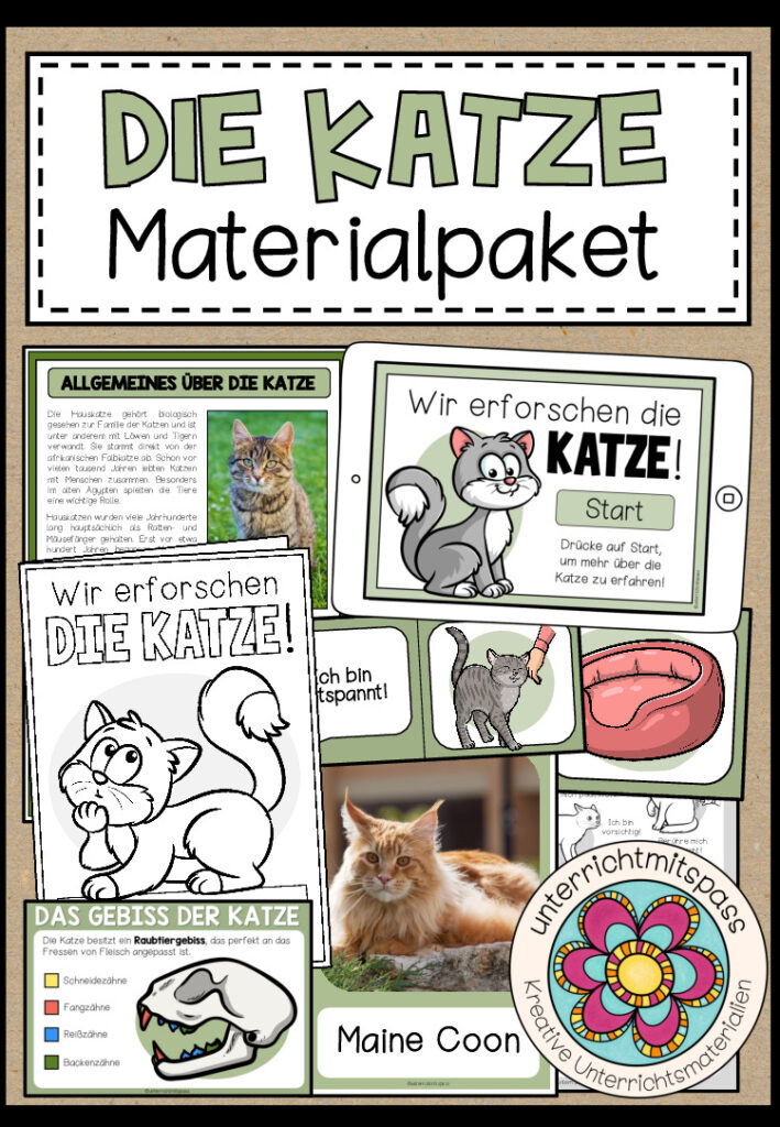 DIE KATZE – Materialpaket (3.-5. Schulstufe)