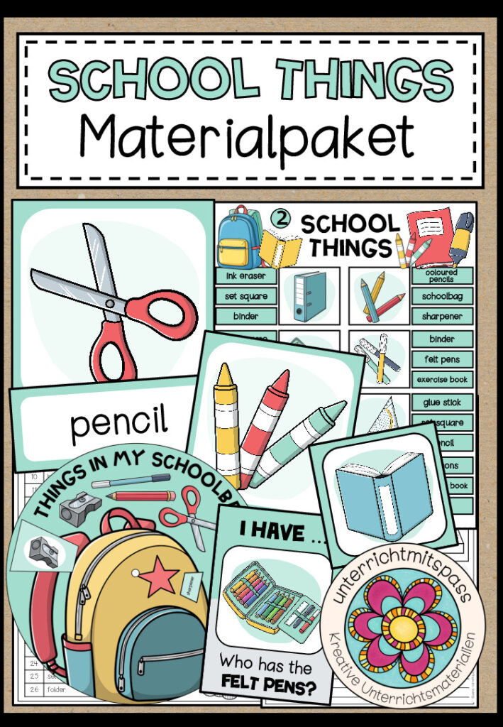 SCHOOL THINGS – Materialpaket