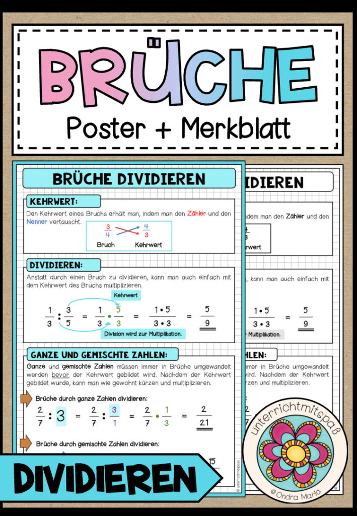 BRÜCHE – Division (Poster + Merkblatt)