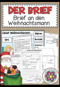 Einen Brief an den Weihnachtsmann schreiben (Materialpaket)
