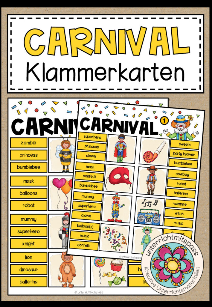 CARNIVAL – Klammerkarten