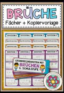 BRÜCHE – Fächer + Kopiervorlage (Hilfestellung)