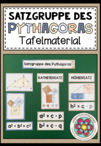 SATZGRUPPE DES PYTHAGORAS – Tafelmaterial