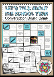 END OF THE SCHOOL YEAR – Conversation Board Game