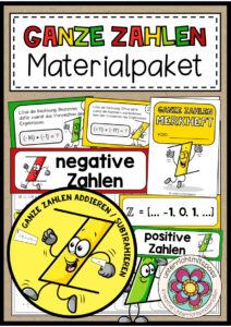 Cover des Pakets „GANZE ZAHLEN - Materialpaket“