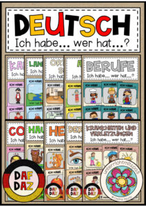 Cover des Pakets „DEUTSCH (DAF/DAZ) - Ich habe... Wer hat...? - MEGA PAKET (wachsendes Paket)“