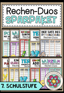 Cover des Pakets „RECHEN-DUOS - SPARPAKET - 7. Schulstufe“