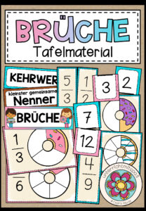BRÜCHE – Tafelmaterial (6. Schulstufe)