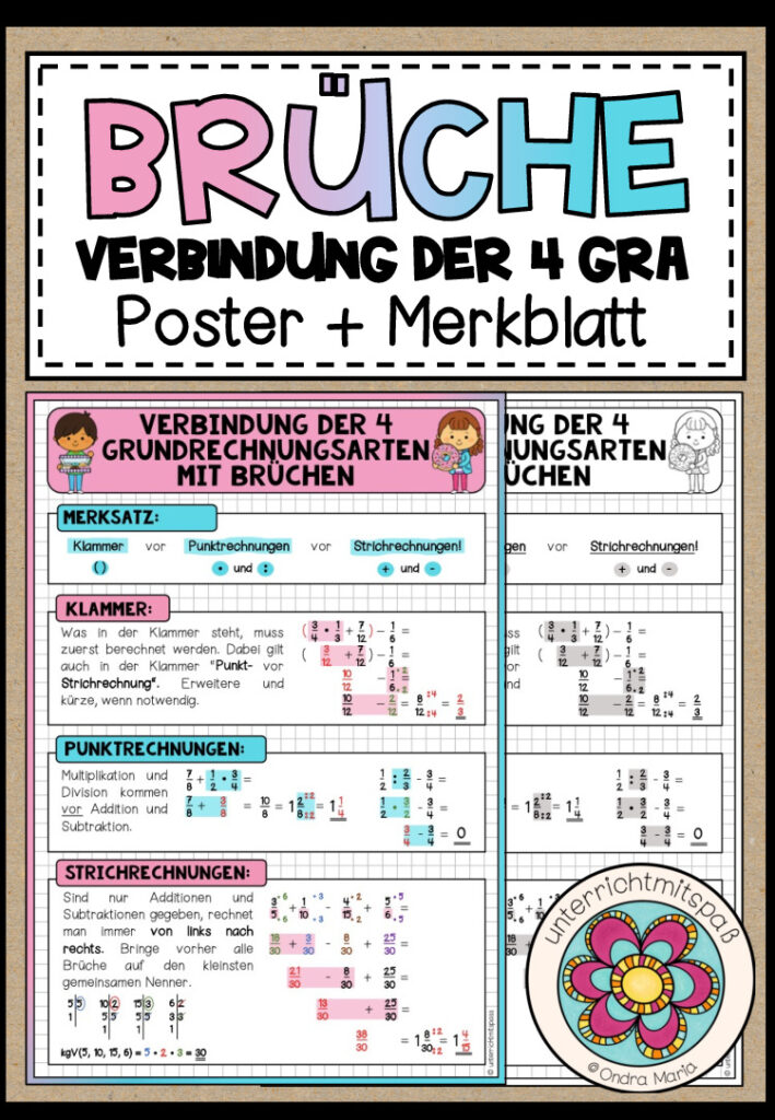 BRÜCHE – Verbindung der 4 GRA (Poster + Merkblatt)