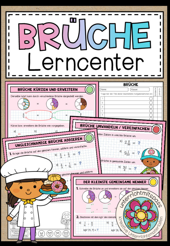 BRÜCHE (6. Schulstufe) – Lerncenter / Lerntheke