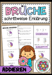 BRÜCHE ADDIEREN – schrittweise Erklärung