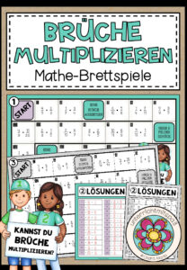 BRÜCHE MULTIPLIZIEREN – 3 Mathe-Brettspiele