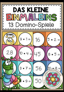 DAS KLEINE EINMALEINS – 13 Dominos