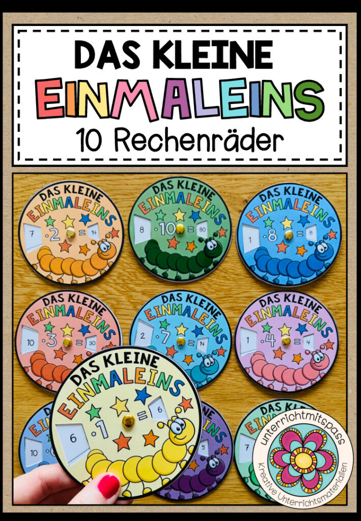 DAS KLEINE EINMALEINS – 10 Rechenräder