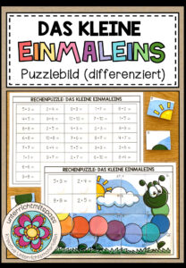 DAS KLEINE EINMALEINS – Puzzlebild (differenziert)