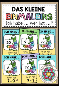 DAS KLEINE EINMALEINS – Ich habe … wer hat …?