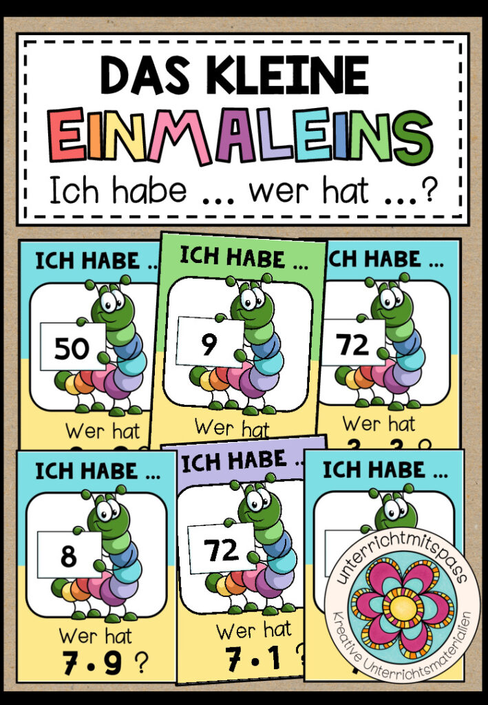 DAS KLEINE EINMALEINS – Ich habe … wer hat …?
