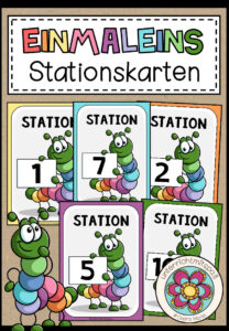 EINMALEINS – 10 Stationskarten
