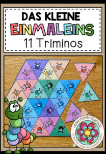 DAS KLEINE EINMALEINS – 11 Triminos