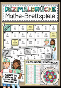 DEZIMALBRÜCHE – 3 Mathe-Brettspiele