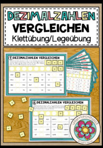 DEZIMALZAHLEN VERGLEICHEN – Legeübung