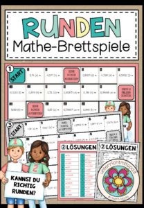 RUNDEN (Dezimalstellen) – 3 Mathe-Brettspiele