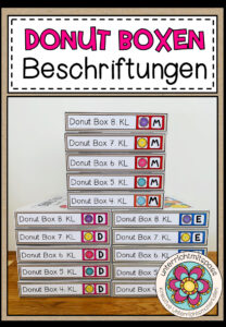 DONUT BOXEN – Beschriftung