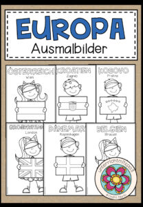 EUROPA – Ausmalbilder