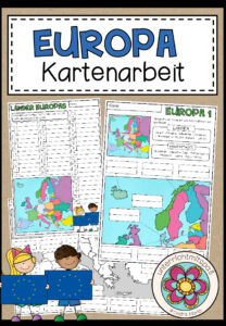 EUROPA – Kartenarbeit (11 Arbeitsblätter)