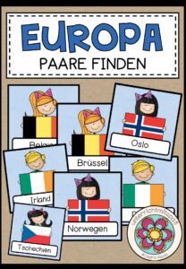 EUROPA – Länder & Hauptstädte PAARE FINDEN
