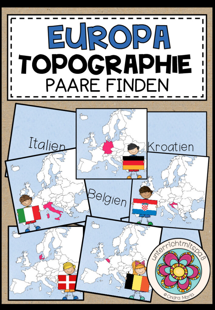 EUROPA – Topographie PAARE FINDEN