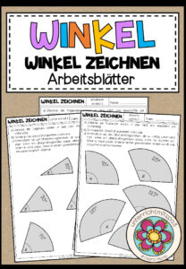 WINKEL – Winkel zeichnen (Arbeitsblätter)