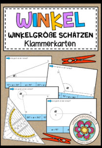 WINKEL – Winkelgröße schätzen (73 Klammerkarten)