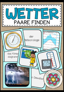 Das Wetter – PAARE FINDEN